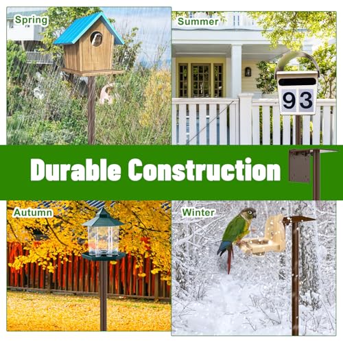 image for YALINKA Bird Feeder Pole for Outdoors, 79 Inch New Upgraded Hummingbir