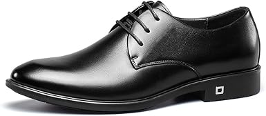 MUYII Oxford Scarpe Eleganti Per Uomo Scarpe Artigianali Da Uomo In Pelle  Liscia Con Punta Normale Scarpe Classiche Da Uomo Scarpe Comode Da Uomo,Black-EU43  : Amazon.it: Scarpe e borse