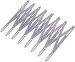 Expanding Sewing Gauge, Aluminum Buttonhole Spacer Expanding Crafting Sewing Gauge Ruler, Multifunctional Equidistant Measuring Marking Tool