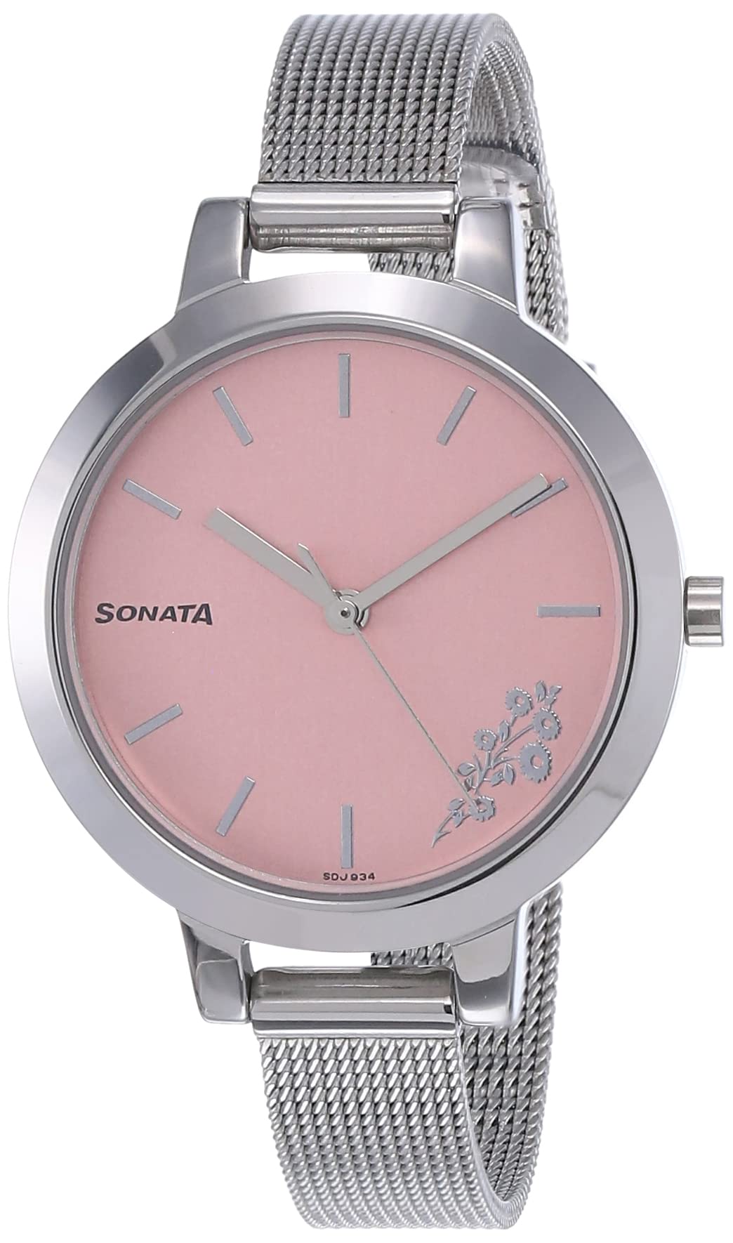Sonata Silver Lining Pink Dial Women Watch With Stainless Steel Strap-NS8141SM12 (B07ZNW578T) Amazon Price History, Amazon Price Tracker