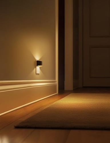 Miniatura 6 de L LOHAS LED Luces nocturnas enchufables a la pared, paquete de 2 unidades, luz nocturna con sensor de atardecer a amanecer, brillo ajustable, 3000 K