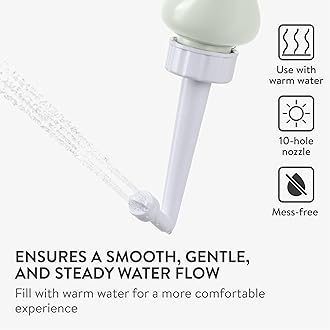 Cynpel Portable Bidet Bottle - Portable Bidet Sprayer for Travel - Post Partum Essentials - 350ml Peri Bottle Postpartum Care - Hand Held Spray for Women Baby - Perineal Wash