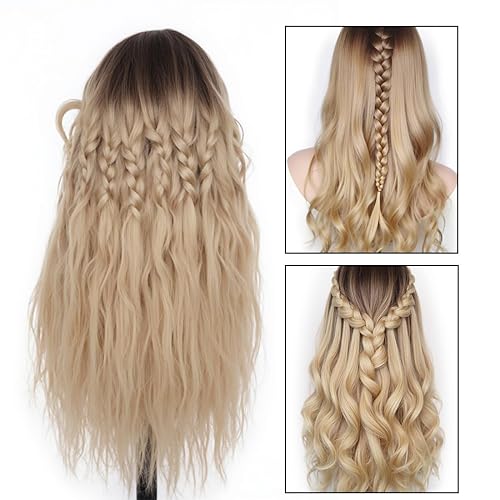 Miniatura 2 de Cabeza de maniquí de cabello humano con hombros y plataforma de 24 a 26 pulgadas, muñeca femenina, maniquí de entrenamiento, cabeza de maniquí,