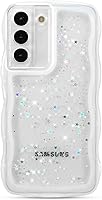 Vista 72 de ZTOFERA Funda protectora para Samsung Galaxy A14 4G/5G de 6.6", ondulada, con brillantina de estrella, poliuretano termoplástico transparente, suave