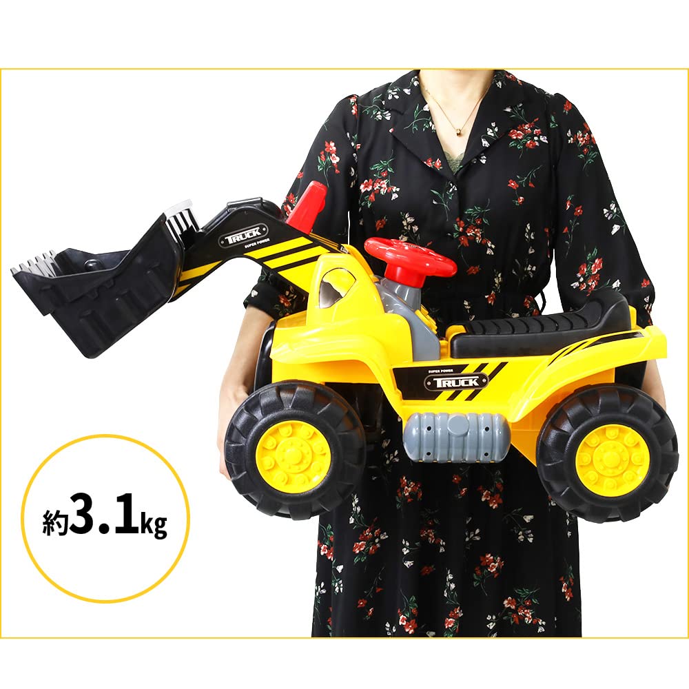Amazon.co.jp: iimono117 ブルドーザー おもちゃ 足けり乗用玩具