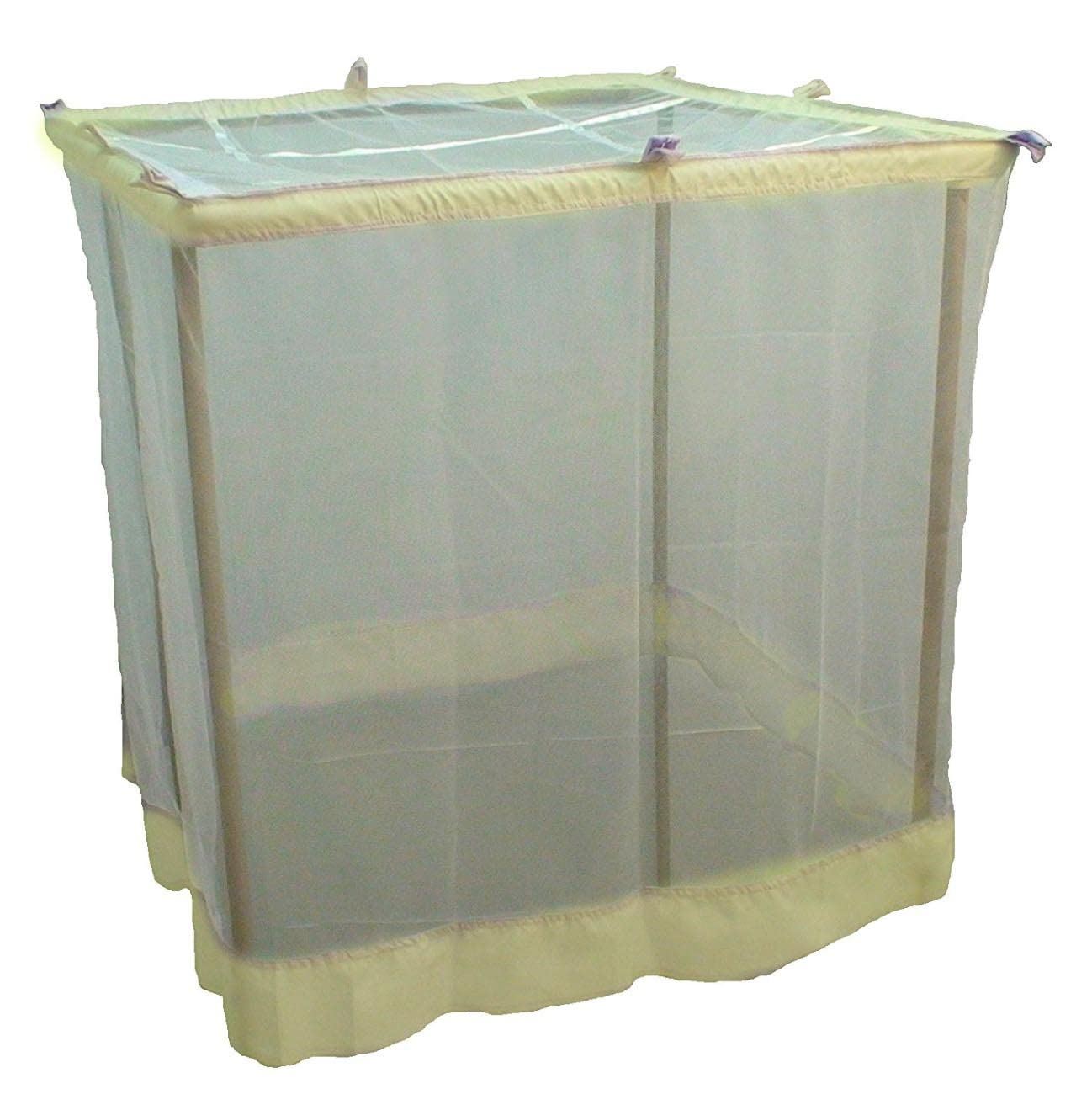 Ans King Size Double Bed Polycotton Mosquito net (6.5 ft x 6.5 ft, Ivory) (B07BXYDZDB) Amazon Price History, Amazon Price Tracker