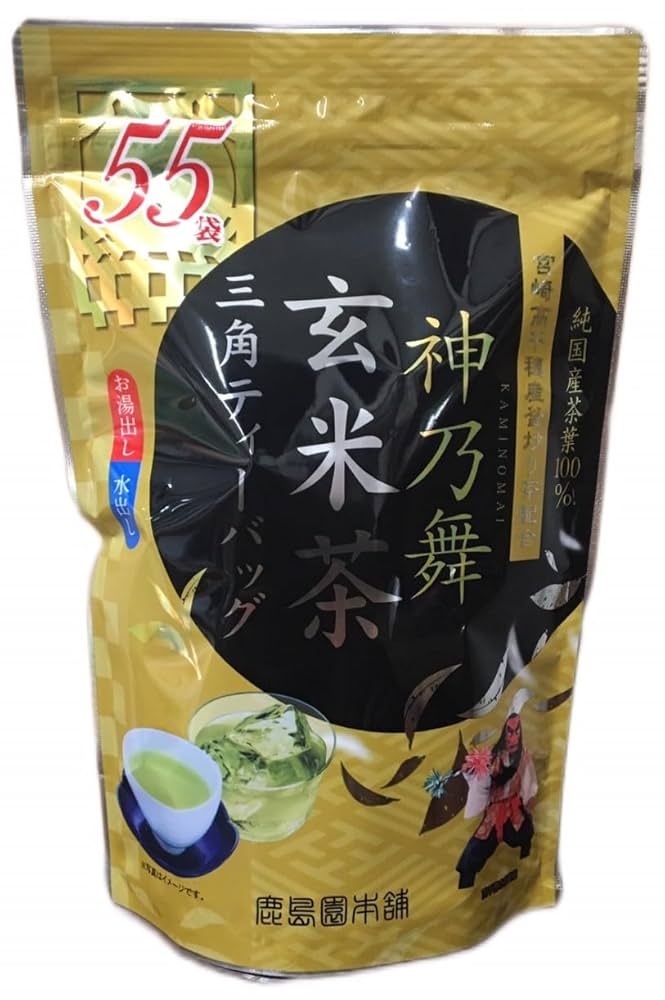 Amazon.co.jp: 神乃舞 玄米茶三角ティーバッグ : 食品・飲料・お酒