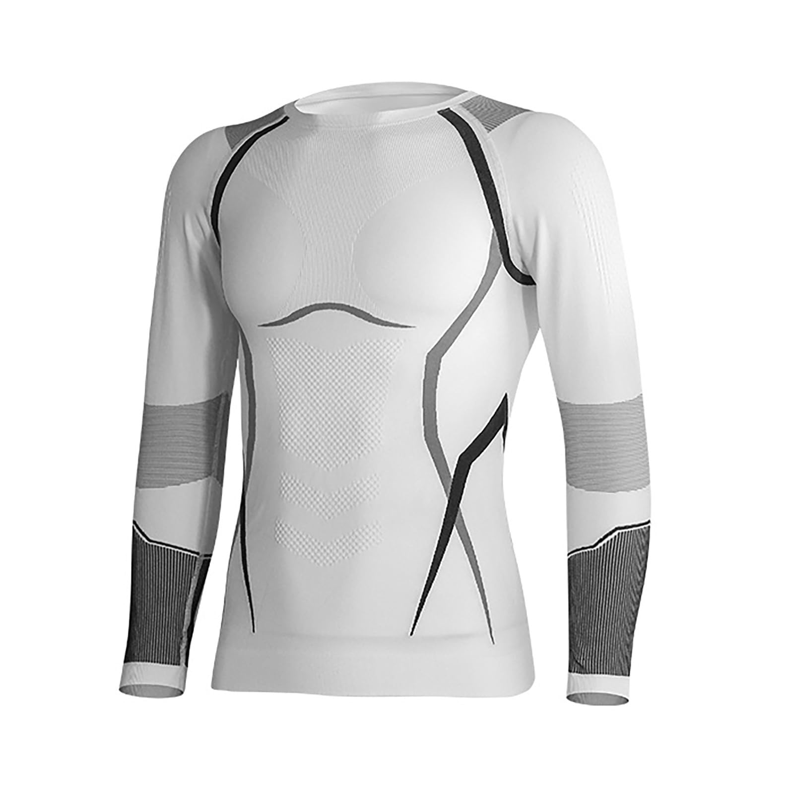 Generisch Combinaison de ski pour homme, chaude, absorbante, respirante, élastique, coupe ajustée, séchage rapide, deux pièces