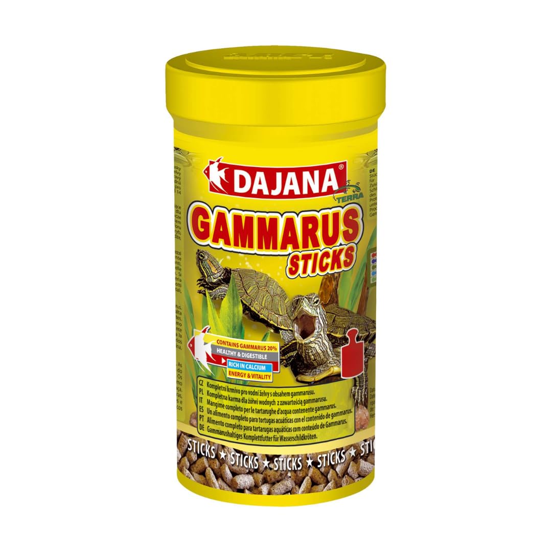 Alimento Gammarus Sticks Dajana 1875g: Nutrición Natural para Tortugas