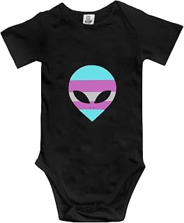 Alien Baby Boy Girl Onesie Newborn Organic Bodysuit Romper