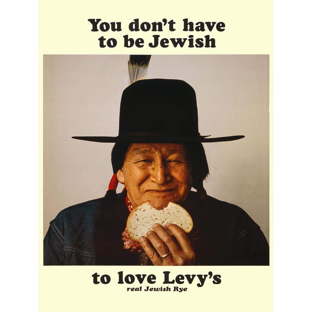Wee Blue Coo Advert Food Levy Rye Bread Native American Jewish Art Print Poster Wall Decor 12X16 Inch