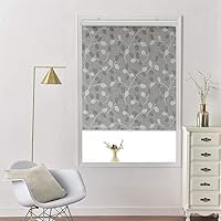 Vista 11 de Persianas enrollables de tela texturizada 100% opacas sin cordones de alta calidad para ventanas, persiana desplegable impermeable para el hogar