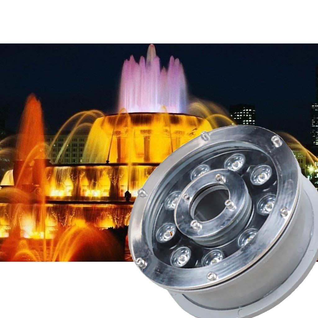 LED Unterwasser Licht Wasserdicht Unterwasserleuchte Beleuchtung für Brunnen Pool Teich Aquarium (Blau)