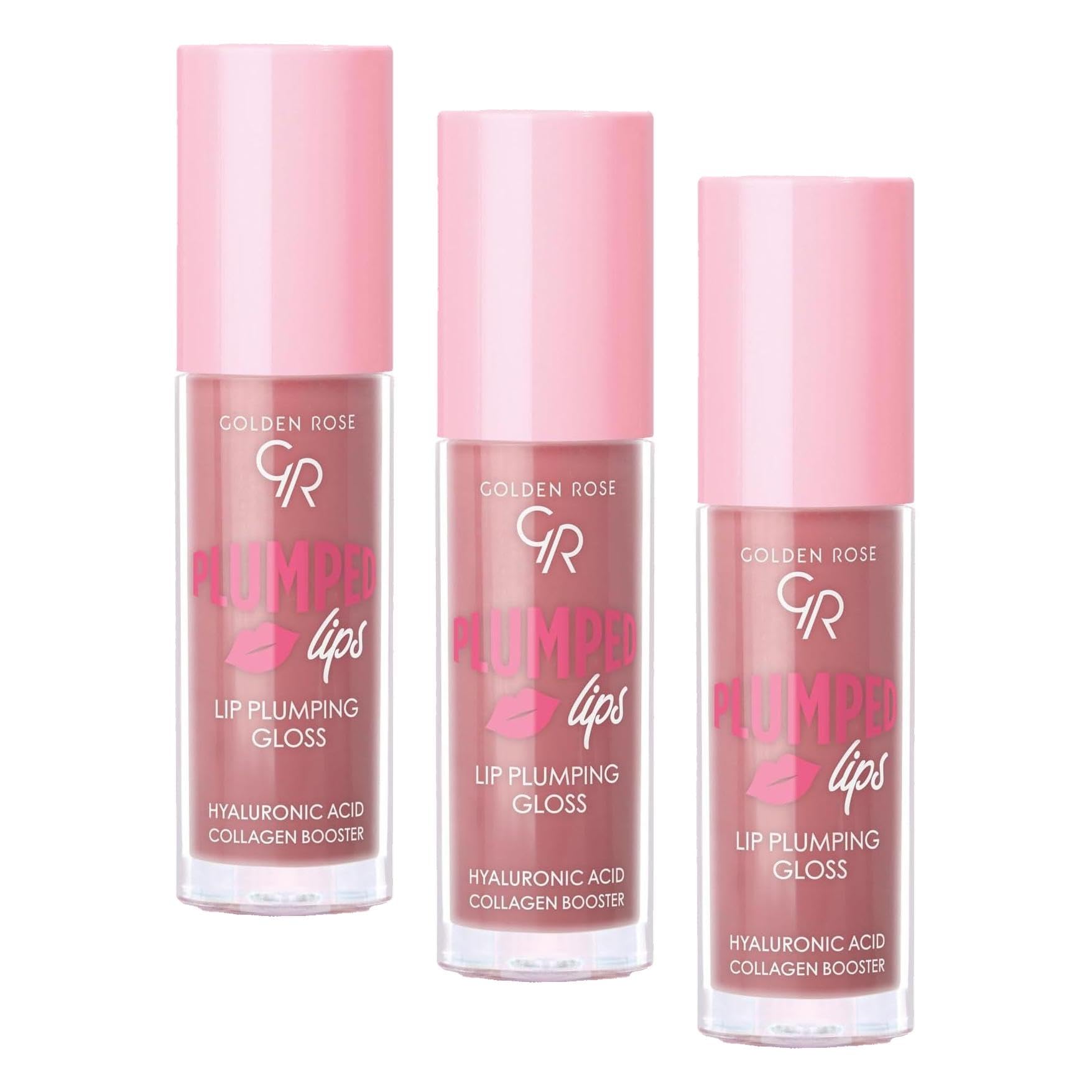 Golden Rose Plumped Lips Lipgloss No: 203 - Dolgunlaştırıcı Etkili ve Nemlendirici Parlatıcı (3 paketi)