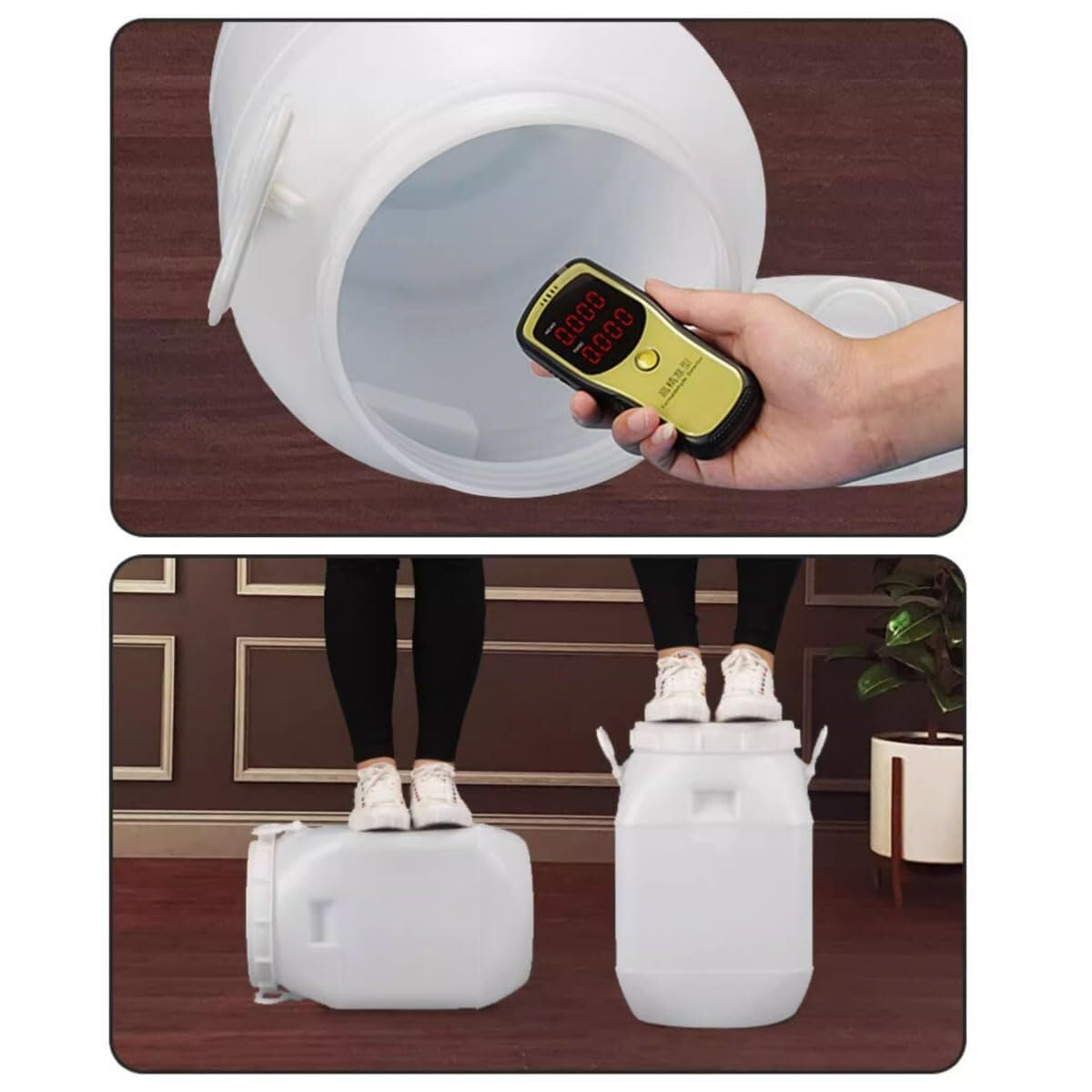 Wiadra Plastikowe Pokrywkami Kontaktu Z Żywnością, Pojemniki Wodę 50L/85L Do Biwakowania, Pieszych Wędrówek Lub Innych Aktywności Świeżym Powietrzu