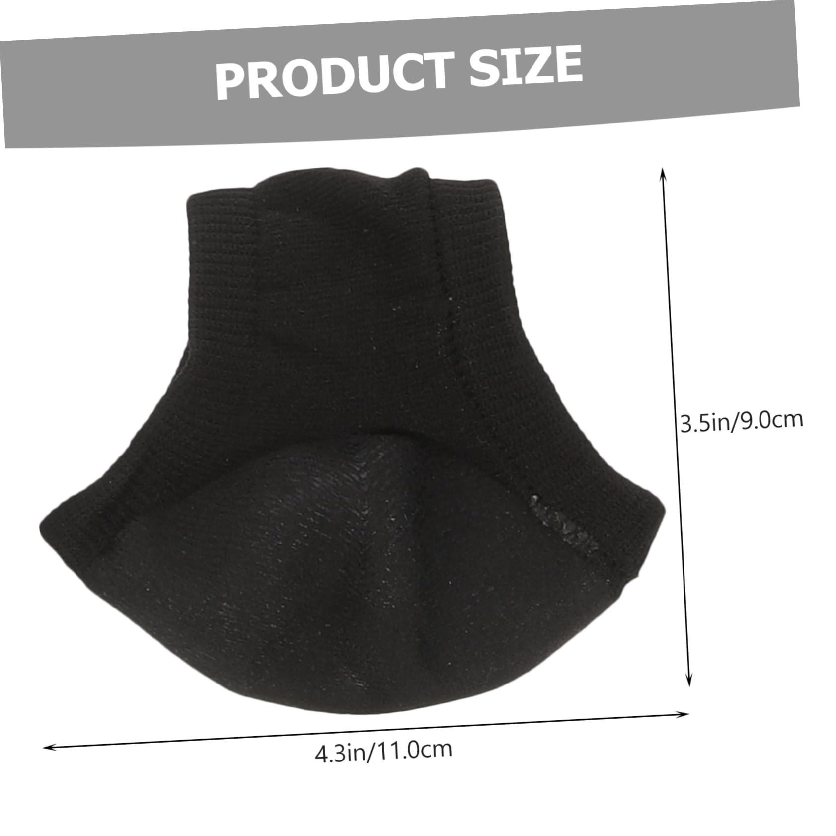 Didiseaon Heel Socks Gel Inserts 4 Pairs Toe Topper Socks for Breathable Moisturizing