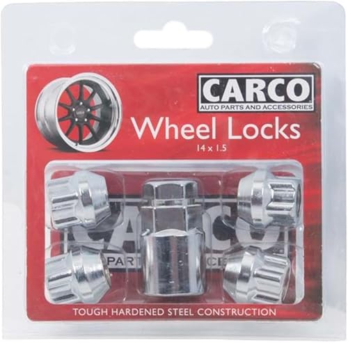 Carco Locking Wheel Nut Set - 19/21mm x 14mm x 1.5mm