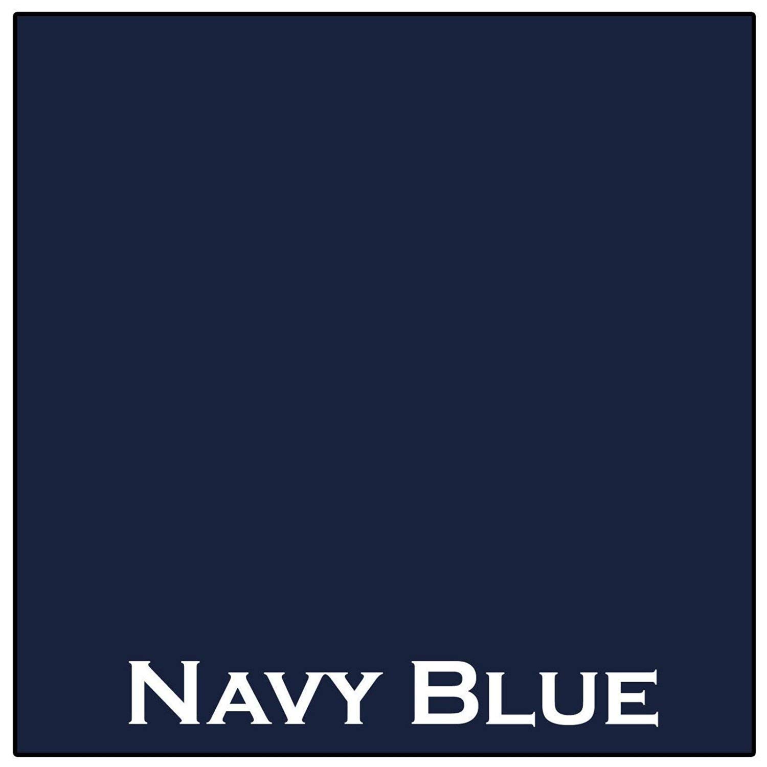 AR Latest Flat Bedsheet Plain Dyed Polycotton Smooth Fabric (King, Navy Blue)