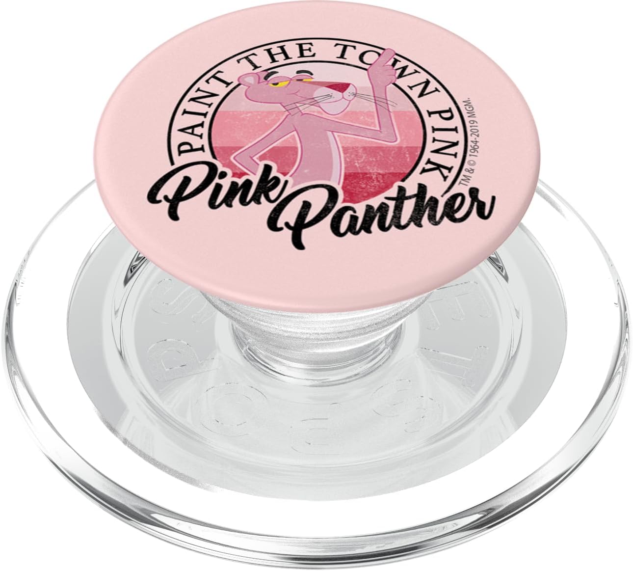 Pink Panther Paint The Town Pink Portrait PopSockets PopWallet for MagSafe