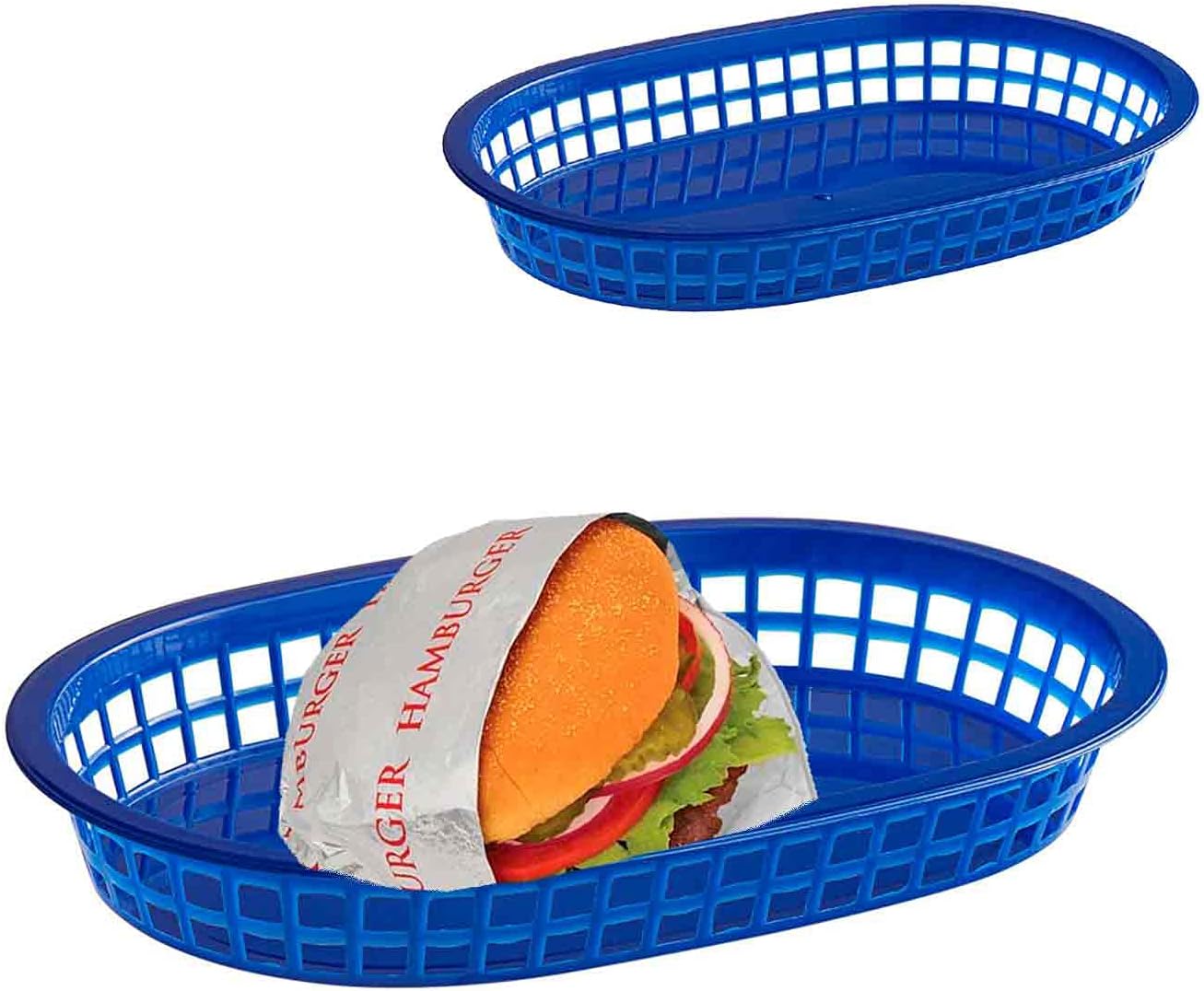 プラスチックロイヤルブルーバスケット 10.5X7X1 36カラット