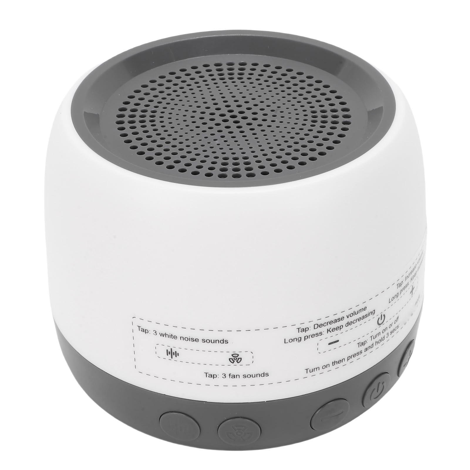 Luocute Tragbare White-Noise-Maschine mit 13 Sounds, Lautsprecher-Speicherfunktion, USB-Stromversorgung für Babys und Erwachsene