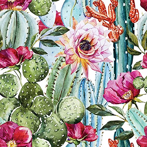 Papier peint intissé cactus pour salon et chambre moderne - 3