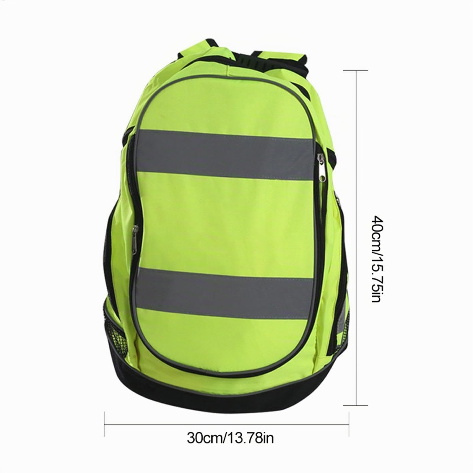 Sac à dos réfléchissant - Cycliste haute visibilité - Sac imperméable R, Vert fluo