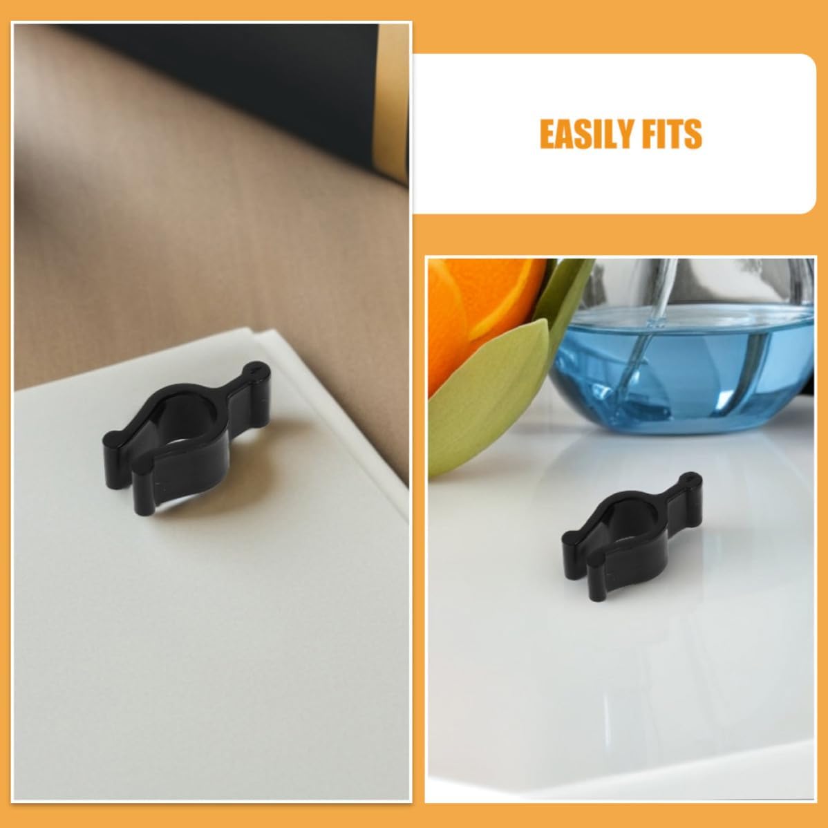100pcs PP Pump Lock Clips for Cleansing Oil Bottles and Travel