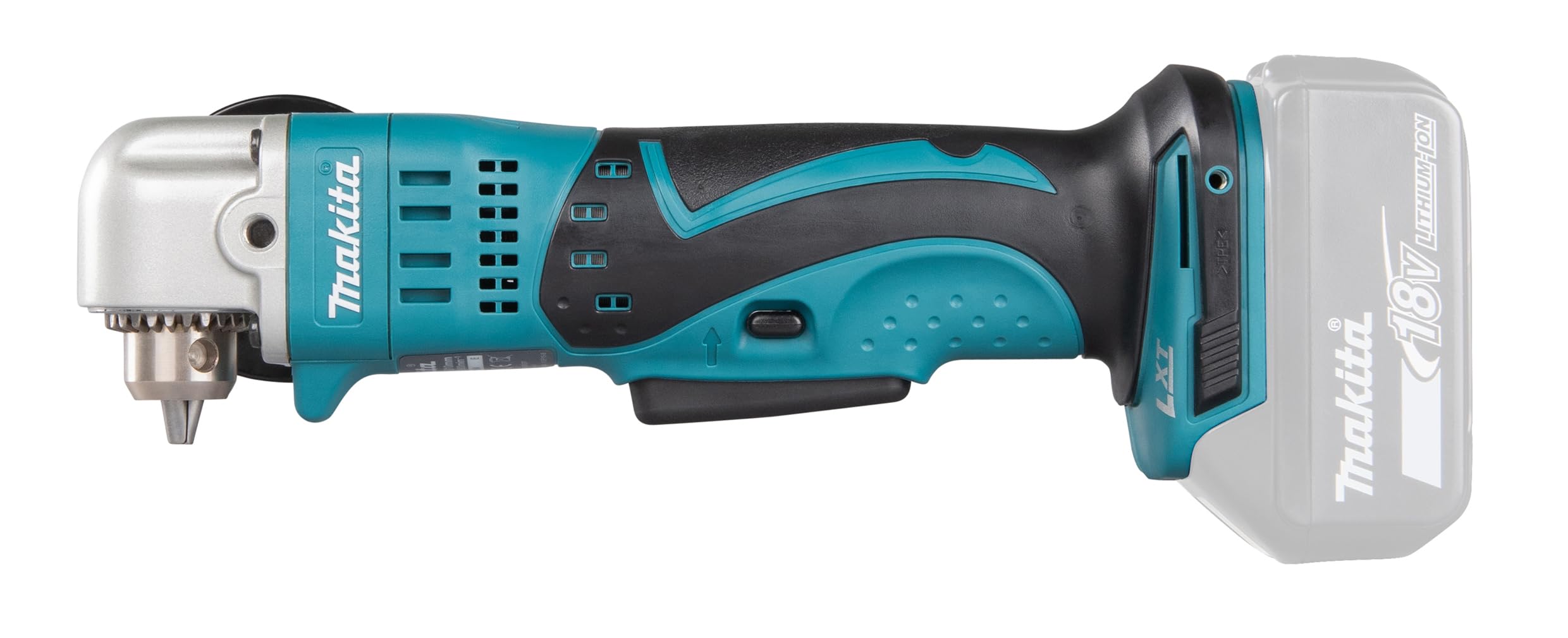 Makita DDA350Z Akku Winkelbohrmaschine 18 V, ohne Akku, ohne Ladegerät, Lithium Ionen, Blau, Schwarz