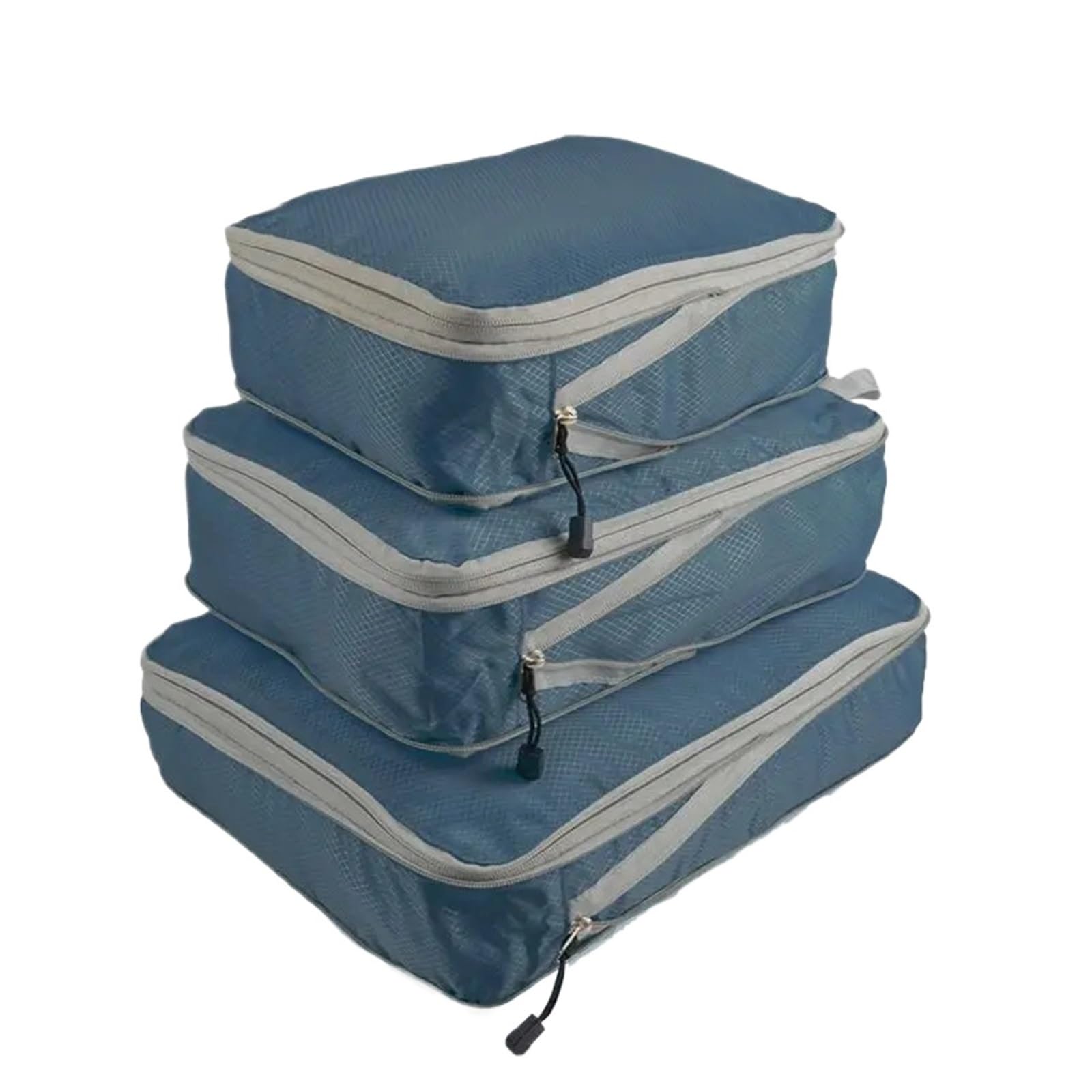 3Piece Set Of Digital Toiletries And Cosmetics Storage Bag, Clothes, Shoes, Luggage, Travel for Suitcases(Blue)