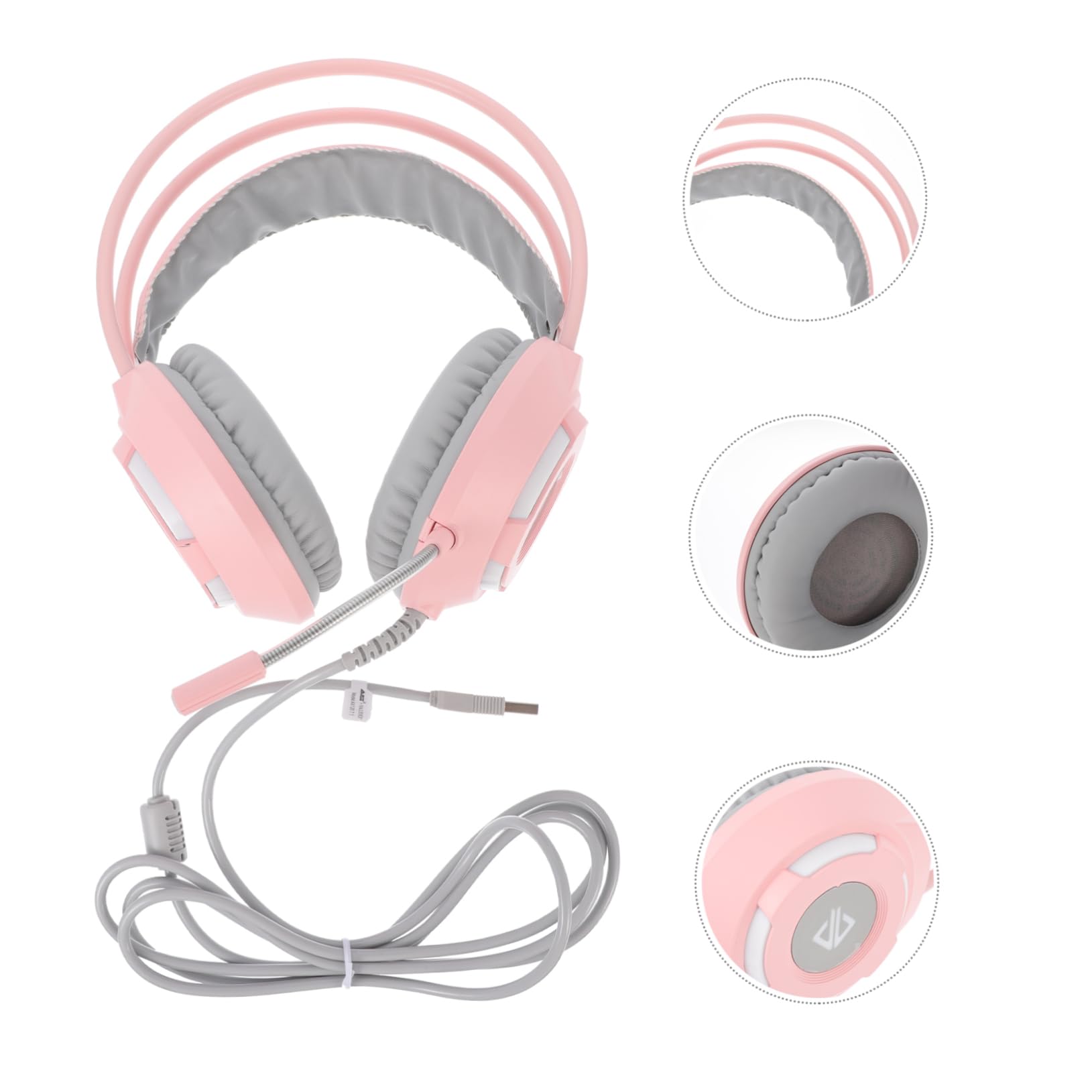 Cuffie Gaming Professionali Over Ear con Microfono Suono Surround Realistico Comfort Ottimale per Giocare Guardare Film e Videochiamate