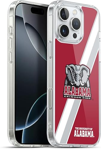 Miniatura 294 de Head Case Designs Funda de gel con logotipo oficial de la Universidad de Alabama UA [protección de grado militar] compatible con Apple iPhone 11