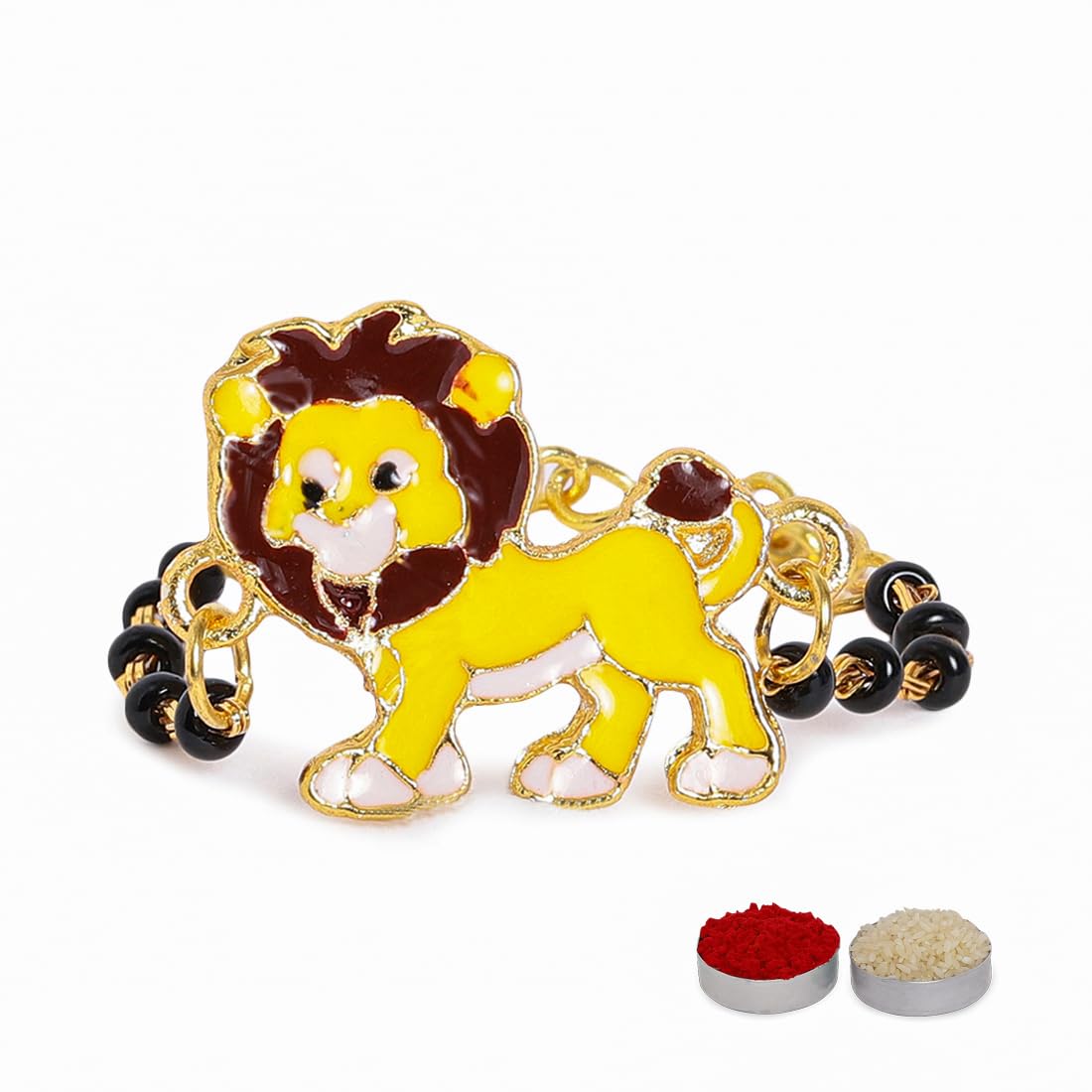 El Regalo Kids Nazaria Rakhi for Little Brother - Cute Chrams Nazaria Rakhis for Babies/Toddlers with shagun, Rakhi Message Card in Rakhi Gift Box (Lion) (B0CBVJP42Y) Amazon Price History, Amazon Price Tracker