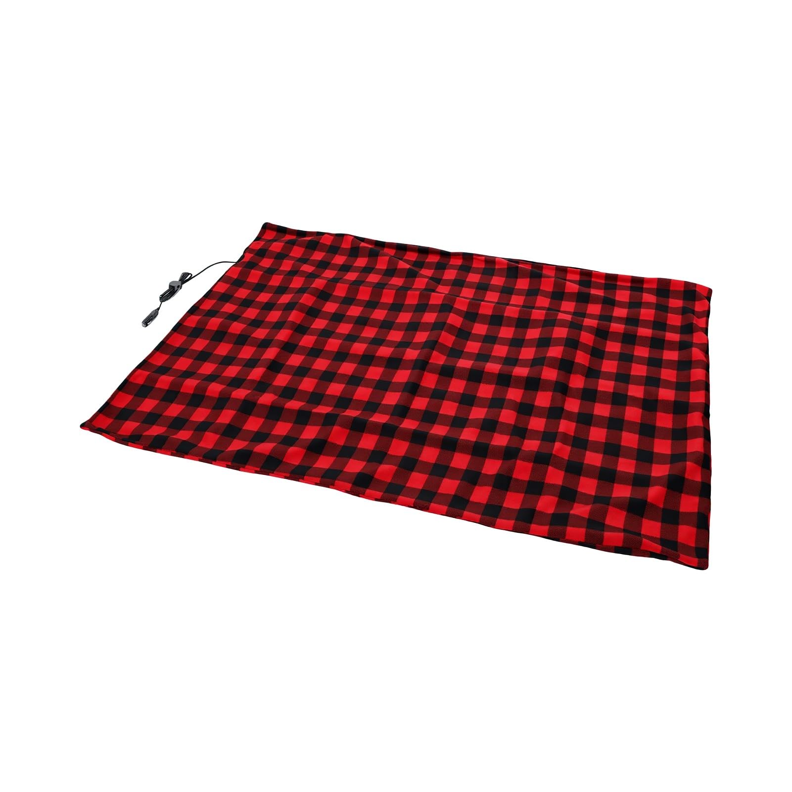 Yctze Coperta Elettrica per Auto 12V, 3 Livelli, 4H Off | Scaldaginocchia, Fodera in Pile Fronte-retro, Campeggio e Viaggi, Veicoli, Camion, SUV e , Porta 12V