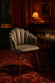 Regalos Miguel - Sillas Comedor - Silla Bhoja Terciopelo - Gris Oscuro
