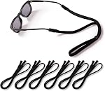Verres Strap,KOZR Lunettes de soleil Bracelet,6 Porte-verres réglables Pcs pour verre solaire et lunettes, Chaîne Eyeglass