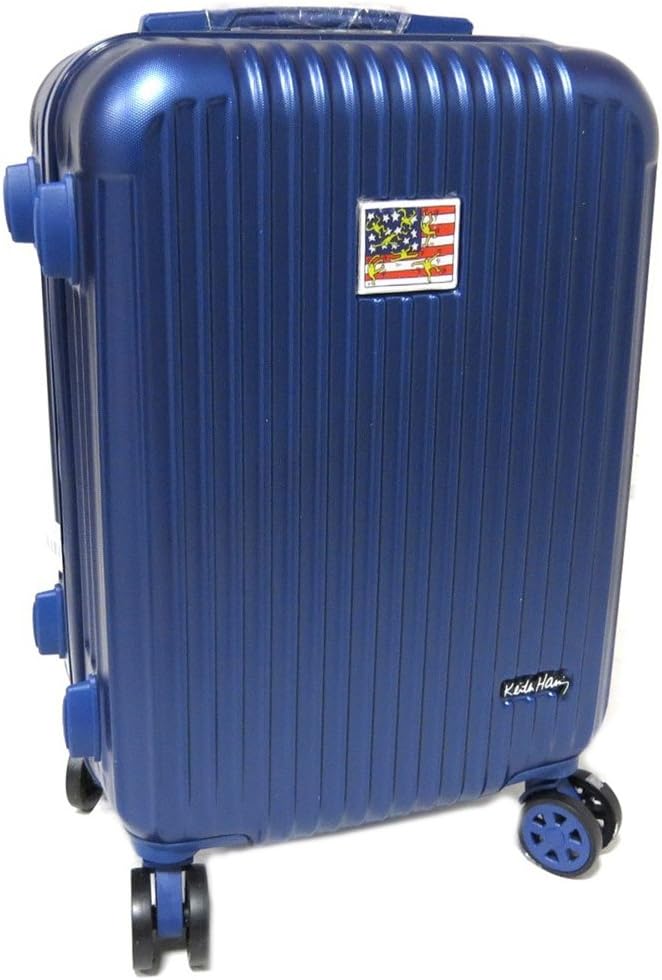 Cabin trolley cabin abs 'Keith Haring'blue - 51x38.5x23.5 cm (20.08''x15.16''x9.25'').