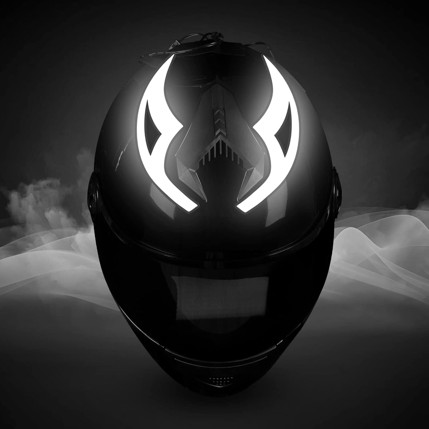 Motorcycle Helmet Light, 3 Modes Driving EL Light Strips