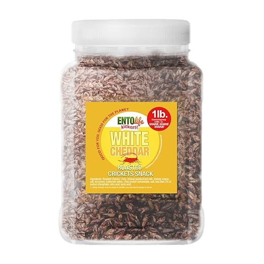 White Cheddar Flavored Edible Crickets Pound Size