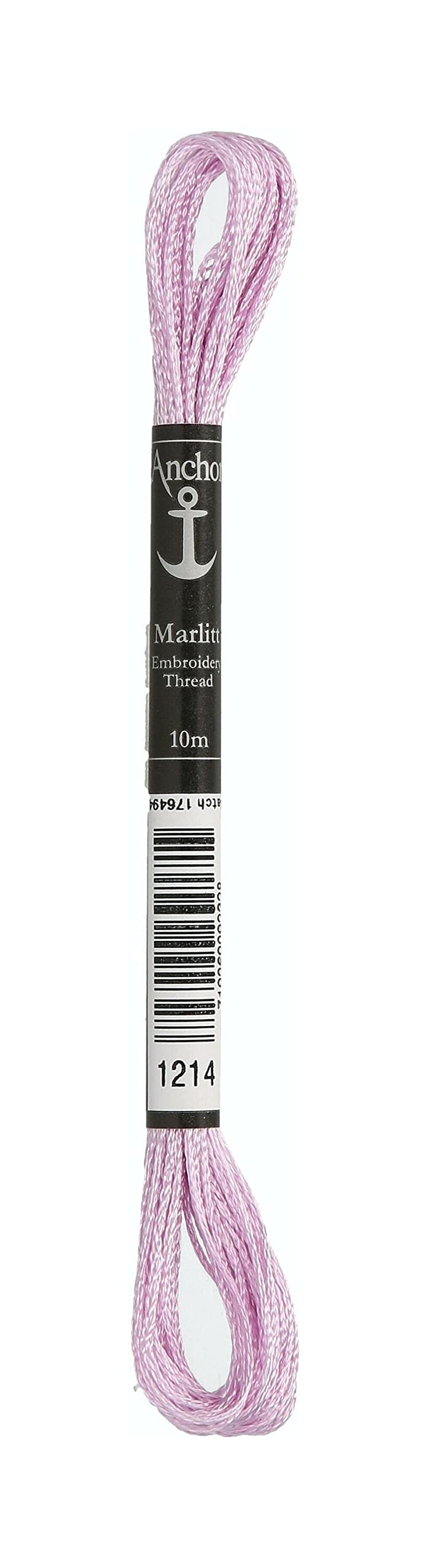 Anchor 4130000-01214 Embroidery Thread, 100% Viscose, Lilac, 10 m, 4 g