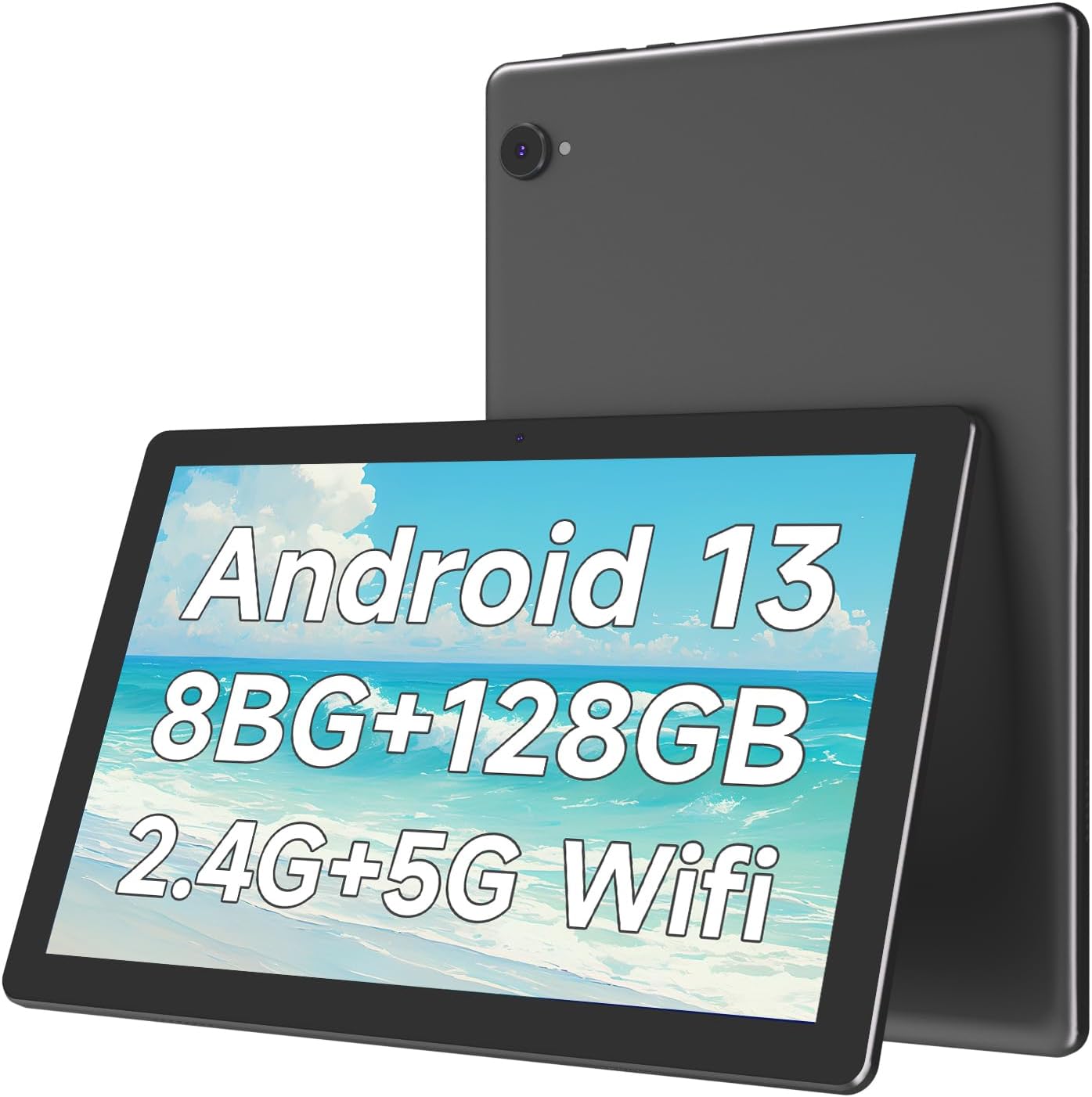 Tablet Android 13 Tablet, 10.1 inch Tablet, IPS Touch Screen, Quad-core, 8GB RAM 128GB ROM 1TB Expansion, 2+8MP Dual Camera, WiFi, BT, Tablet Screen Protector, 6000 mah Battery. Tablet Android 13 Tablet, 10.1 inch Tablet, IPS Touch Screen, Quad-core, 8GB RAM 128GB ROM 1TB Expansion, 2+8MP Dual Camera, WiFi, BT, Tablet Screen Protector, 6000 mah Battery.