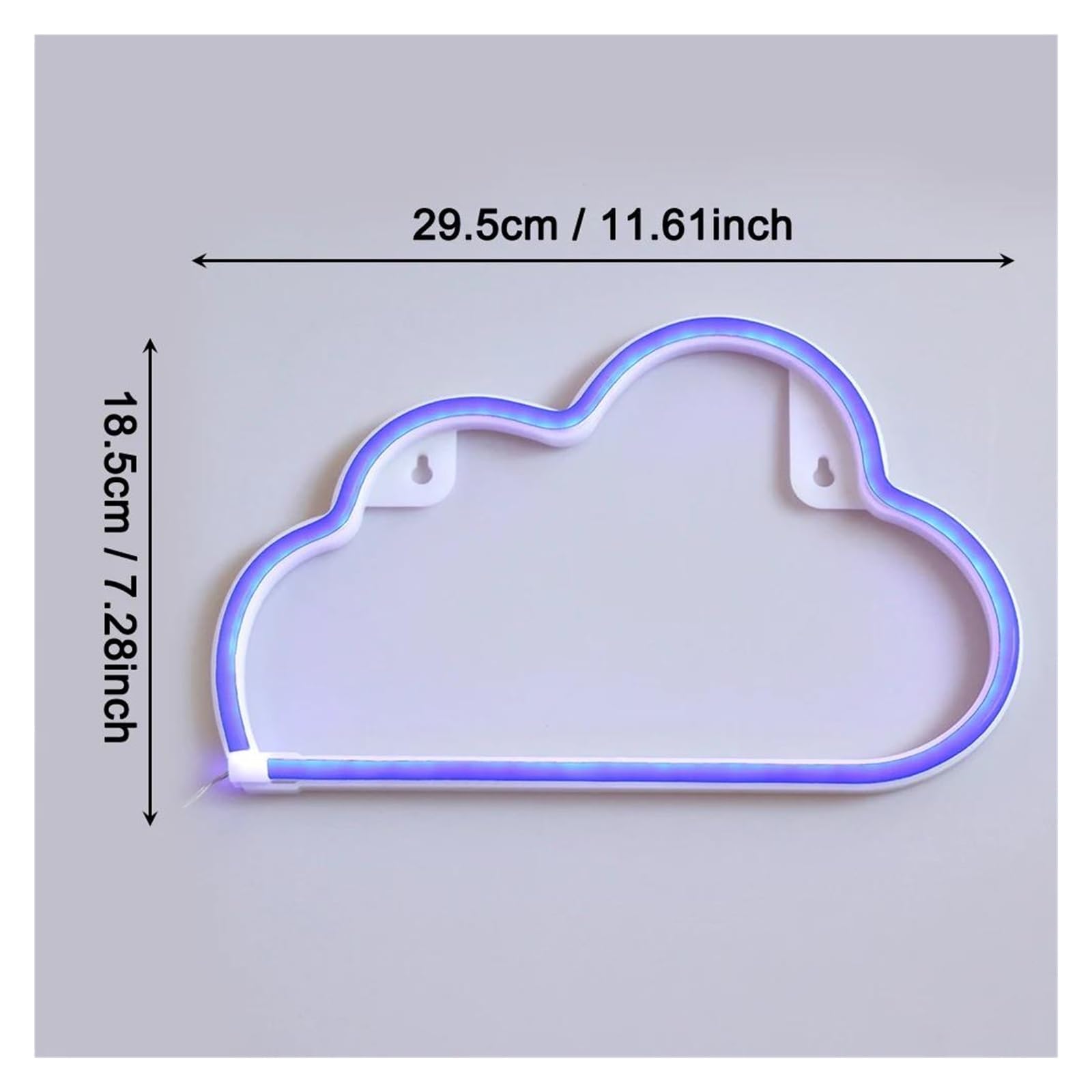 Luces Art Decoration Christmas Letrero De Luz De Neón En Forma De Nube, Lámparas De Noche De LED Neón Para Colgar En La Pared, Lámpara Decorativa Para Hogar, Dormitorio, Fiesta Y Boda(Rosa)