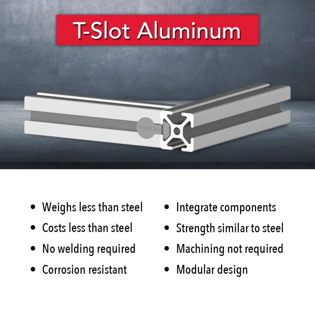 Aluminum 2525 2550 25 Series EU Standard Profile | Multiple sizes for frame assembly: 2525 2550 25 series EU standard aluminum profile(Eu-2525,600mm)