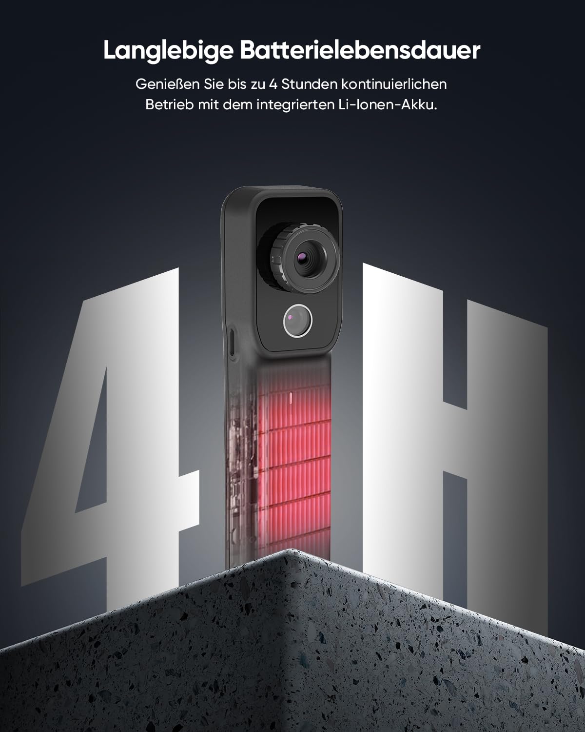 HIKMICRO Mini2W Drahtlose Wärmebildkamera 512×384 SuperIR, iOS/Android, 256x192 IR-Auflösung, Thermalkamera mit visueller Kamera, Manueller Fokus, für Telefon/Tablet/PC Windows