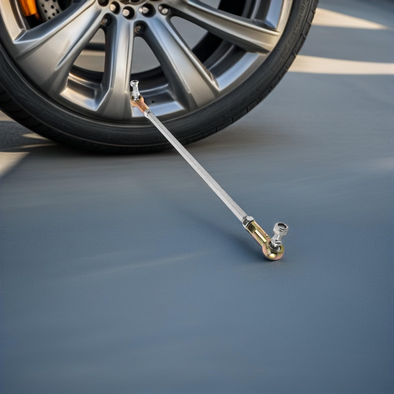 Abaodam Conjunto de Barras de Acoplamiento Metálicas 2 Piezas 280 MM para Dirección de Kart y Vehículos Todoterreno en Terrenos Difíciles