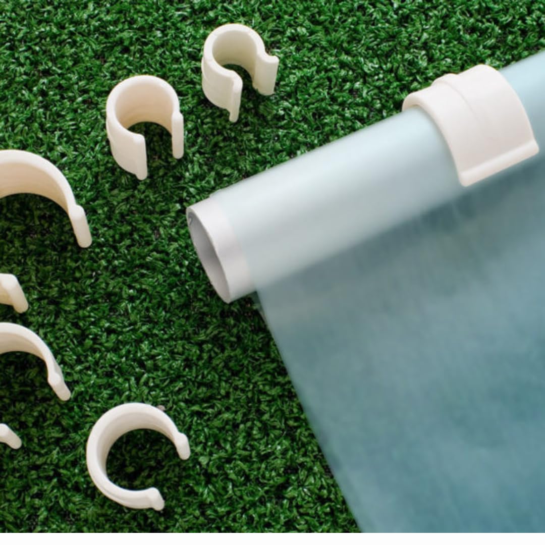 Set Clips Fermatelo In Plastica Pcv Per Serra, Fissaggio Telo Plastica O Rete, per fissare telone 32MM,25MM E 20MM per fissare il telo protettivo (10, 25mm)