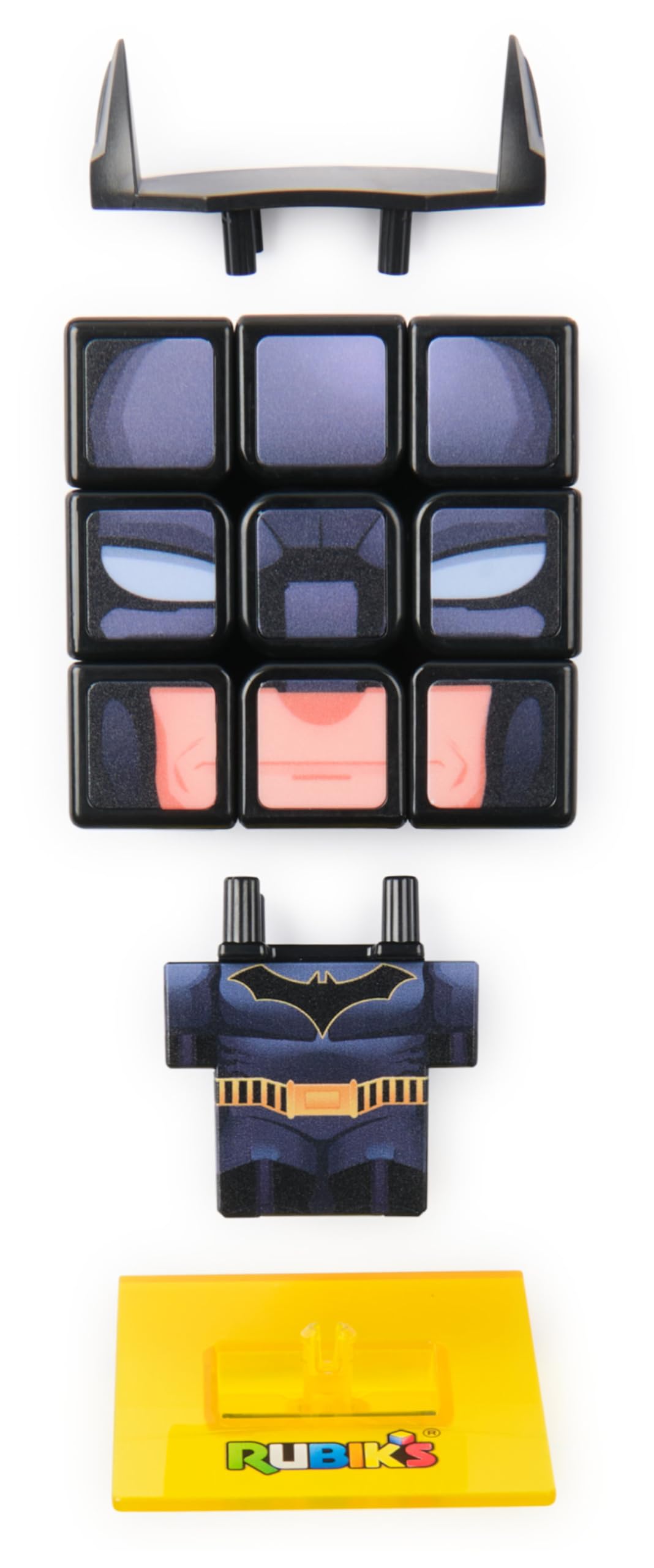 Cubo Rubik's, cuber Batman, rompicapo da risolvere, articolo da collezione Batman, giocattolo tattile, per adulti e bambini dagli 8 anni in su