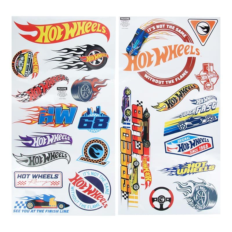 Calcomanías de Pared Hot Wheels Paladone Oficial Multicolor miniatura 1