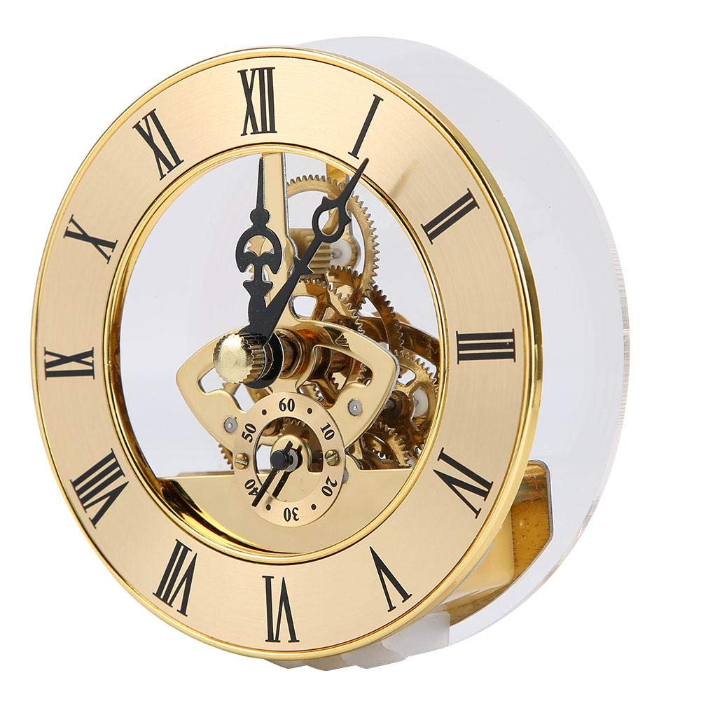 Metalowy 86 mm wbudowany zegar wkładka zegar kwarcowy głowica DIY biurko rzemiosło zegar akcesoria