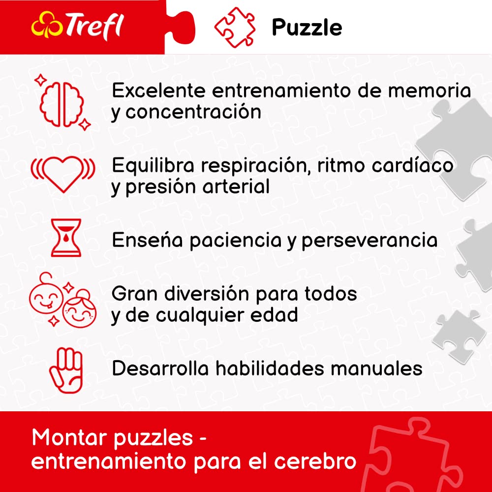 Trefl, Puzzle, Valle de Funes, Dolomitas, Italia, de 1500 Piezas, Bolzano, Bolzano-Alto Adige, Montañas. Rompecabezas con Motivo montañoso, para Adultos y niños a Partir de 12 años — view 5